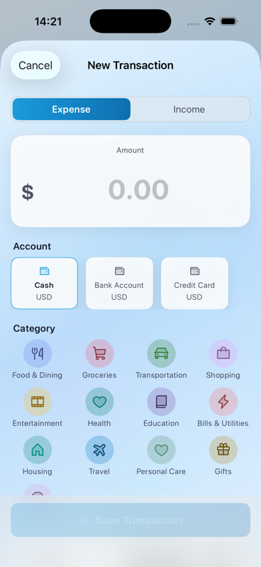 Add Transaction
